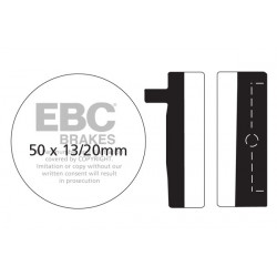 EBC Fékbetét Semi-Sintered FA012V