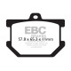 EBC Féktárcsák Moto EBC Fékbetét V Semi-Sintered FA034V | race-shop.hu