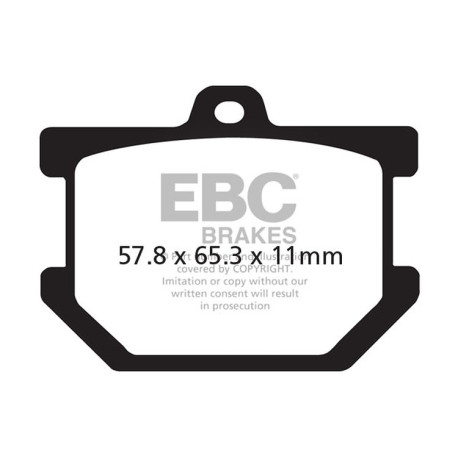 EBC Féktárcsák Moto EBC Fékbetét V Semi-Sintered FA034V | race-shop.hu