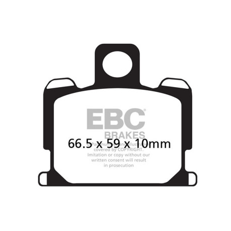 EBC Féktárcsák Moto EBC Fékbetét V Semi-Sintered FA070V | race-shop.hu