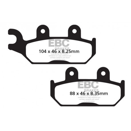EBC Féktárcsák Moto EBC Fékbetét SXR Race SXR645HH | race-shop.hu