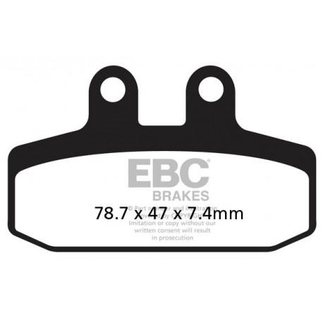 EBC Féktárcsák Moto EBC Fékbetét Sintered SFA256HH | race-shop.hu