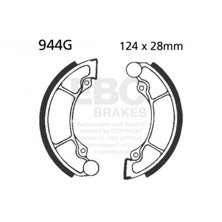 EBC Féktárcsák Moto EBC Fékpofa Grooved 944G | race-shop.hu