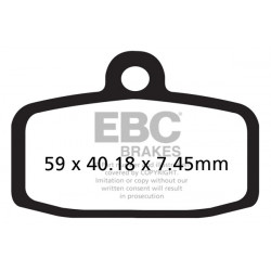 EBC Fékbetét Sintered FA612R