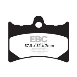 EBC Fékbetét Sintered FA126HH