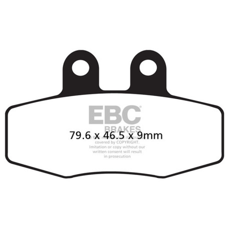 EBC Féktárcsák Moto EBC Fékbetét R Series Sintered FA132R | race-shop.hu