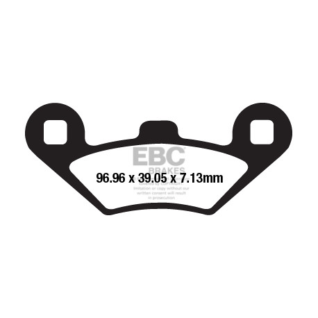 EBC Féktárcsák Moto EBC Fékbetét Sintered SFA131/2HH | race-shop.hu