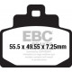 EBC Féktárcsák Moto EBC Fékbetét SFAHH Scooter Sintered SFA681HH | race-shop.hu