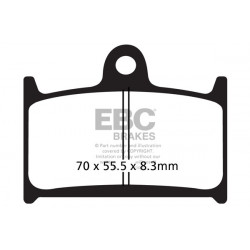 EBC Fékbetét Sintered FA236HH