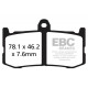 EBC Féktárcsák Moto EBC Fékbetét Sintered FA491HH | race-shop.hu