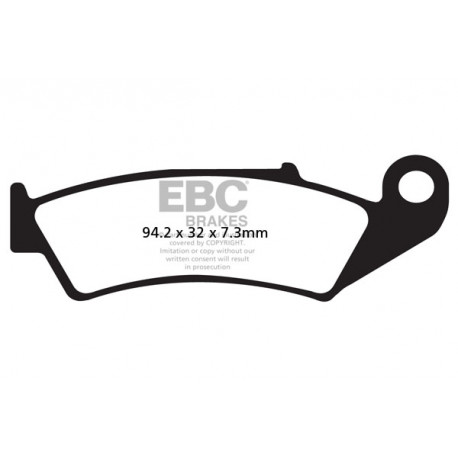 EBC Féktárcsák Moto EBC Fékbetét R Series Sintered FA125R | race-shop.hu