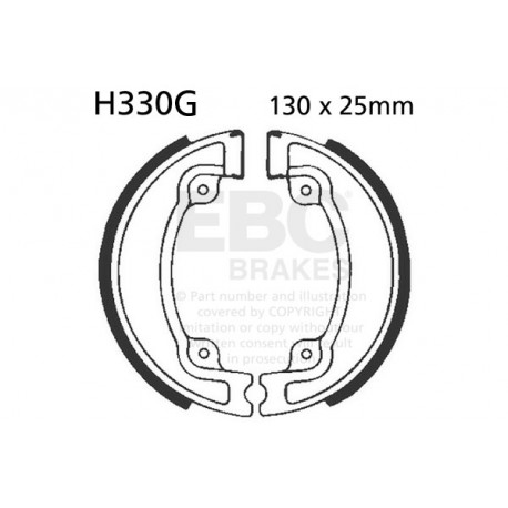 EBC Féktárcsák Moto EBC Fékpofa Grooved H330G | race-shop.hu