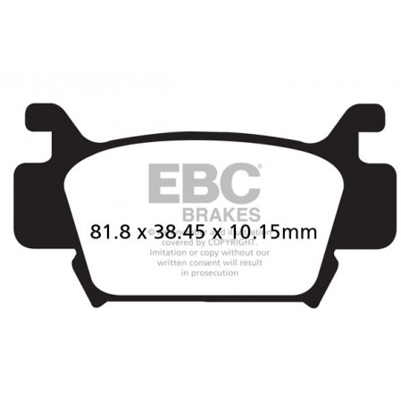 EBC Féktárcsák Moto EBC Fékbetét Sintered FA410R | race-shop.hu