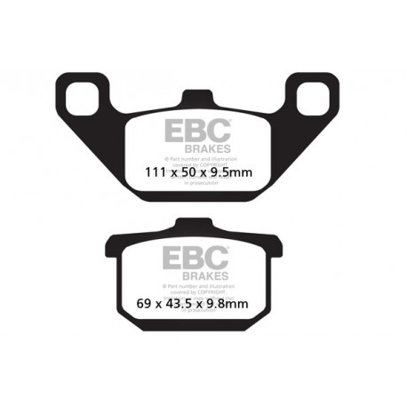 EBC Féktárcsák Moto EBC Fékbetét Sintered FA085HH | race-shop.hu