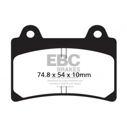 EBC Fékbetét Sintered FA123HH