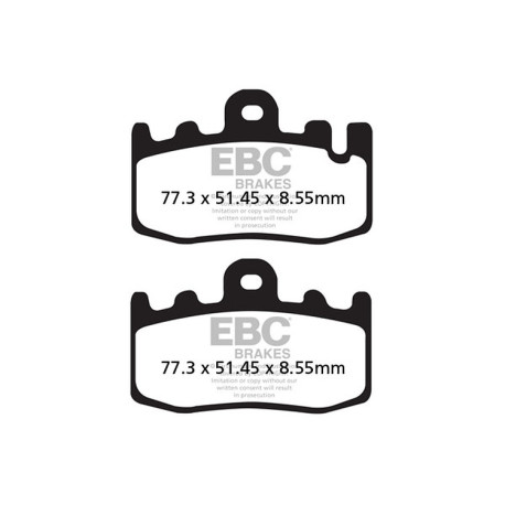 EBC Féktárcsák Moto EBC Fékbetét Double-H Sintered FA441HH | race-shop.hu