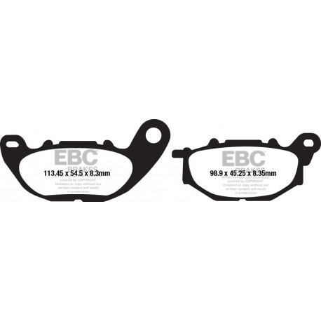 EBC Féktárcsák Moto EBC Fékbetét Sintered FA663HH | race-shop.hu