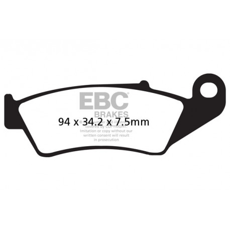 EBC Féktárcsák Moto EBC Fékbetét MXS MXS185 | race-shop.hu