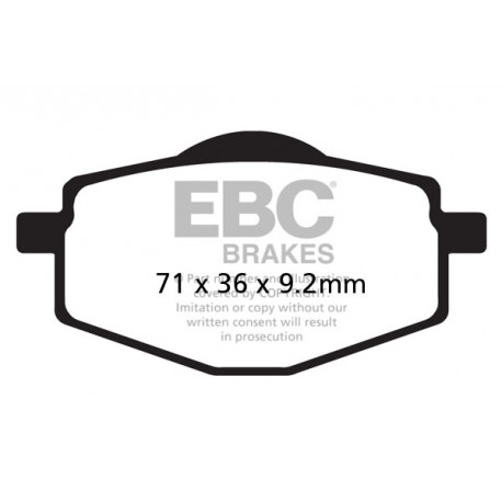 EBC Féktárcsák Moto EBC Fékbetét MXS MXS101 | race-shop.hu