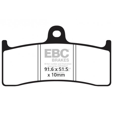 EBC Féktárcsák Moto EBC Fékbetét EPFA EPFA442/4HH | race-shop.hu