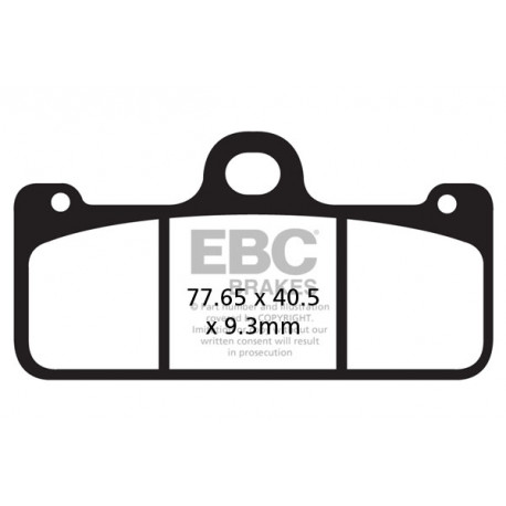 EBC Féktárcsák Moto EBC Fékbetét EPFA EPFA218HH | race-shop.hu