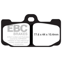 EBC Fékbetét EPFA Extreme Pro Sintered EPFA295HH
