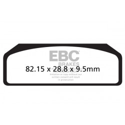 EBC Fékbetét GPFAX Sintered Race GPFAX442/4HH
