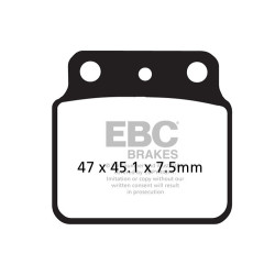 EBC Fékbetét Carbon TT FA137TT