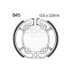 EBC Féktárcsák Moto EBC Hátsó fékpofa Plain 845 | race-shop.hu