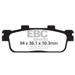 EBC Fékbetét Organic FA427TT