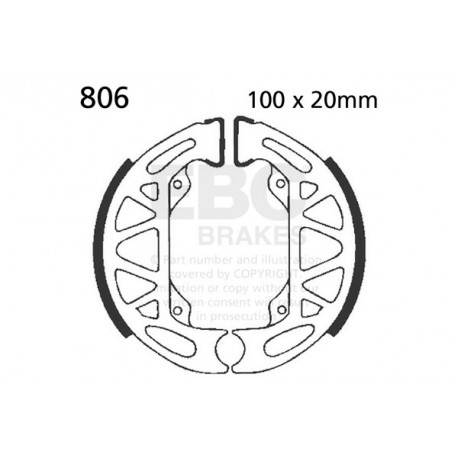 EBC Féktárcsák Moto EBC Hátsó Fékbetét Organic 805 | race-shop.hu