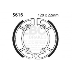 EBC Fékpofa készlet Organic S616