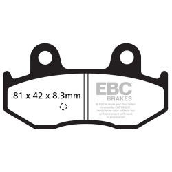 EBC Fékbetét SFA Scooter Organic SFA411