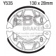 EBC Féktárcsák Moto EBC Fékpofa Plain Y535 | race-shop.hu