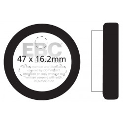 EBC Fékbetét Organic FA021