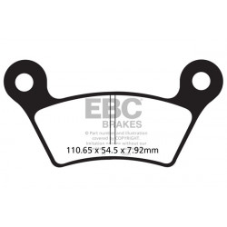 EBC Fékbetét Organic FA473