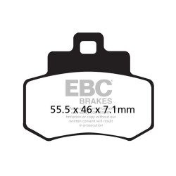 EBC Fékbetét SFA Scooter Organic SFA356