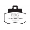 EBC Fékbetét Organic SFA356