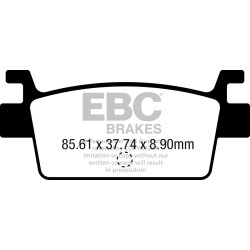 EBC Fékbetét SFA Scooter Organic SFA719