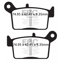 EBC Fékbetét Organic FA697