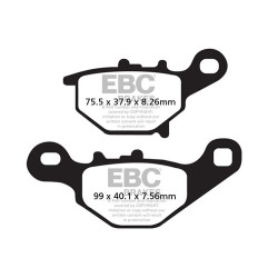 EBC Fékbetét Carbon TT FA401TT