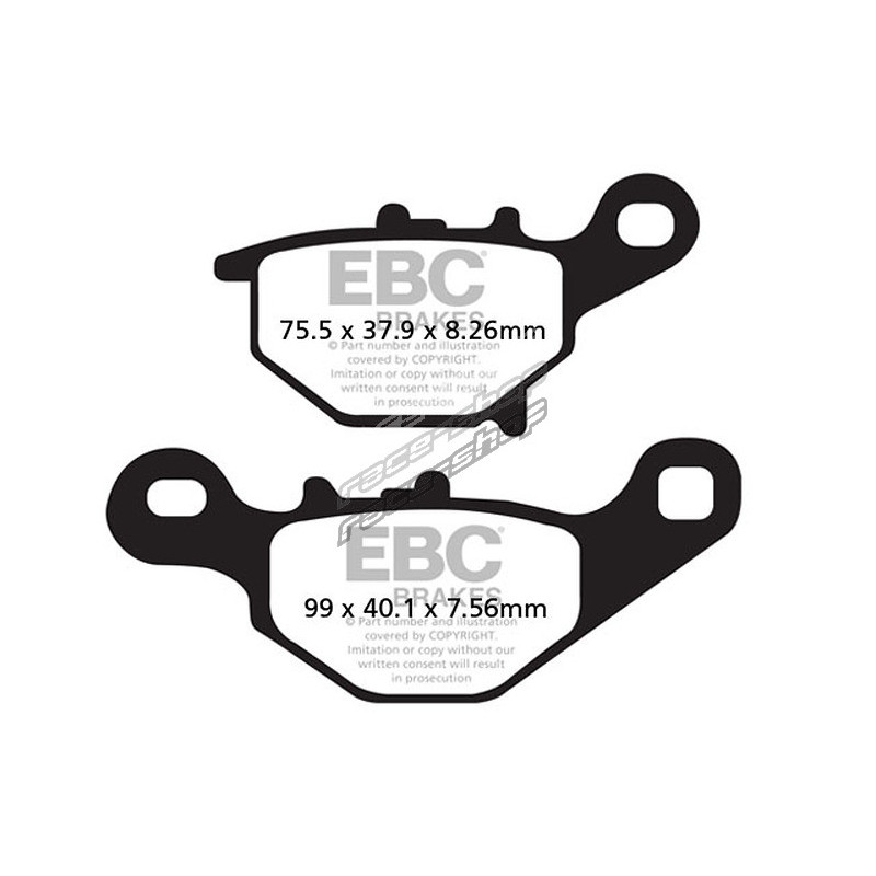 Tt Racing Box EBC Fékbetét Carbon TT FA401TT | 8.760 Ft | race-shop.hu