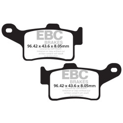 EBC Fékbetét Organic FA FA631