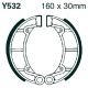 EBC Féktárcsák Moto EBC Fékpofa Grooved Y532G | race-shop.hu