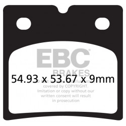 EBC Fékbetét FA696HH