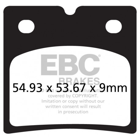 EBC Féktárcsák Moto EBC Fékbetét Double-H Sintered FA696HH | race-shop.hu