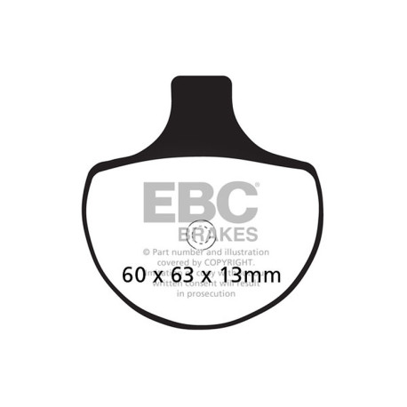 EBC Féktárcsák Moto EBC Fékbetét Double-H Sintered FA094HH | race-shop.hu