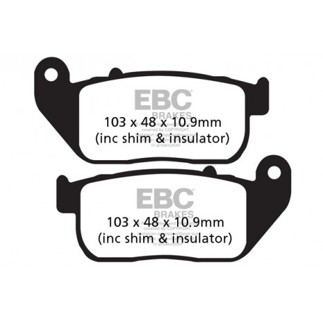 EBC Féktárcsák Moto EBC Fékbetét FA381HH | race-shop.hu