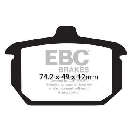EBC Féktárcsák Moto EBC Fékbetét V Semi-Sintered FA078V | race-shop.hu