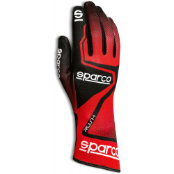 Gokart kesztyű Sparco RUSH (belső varrás), piros